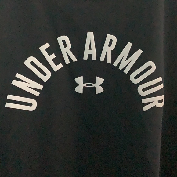 under armor workout tank black youth large - Picture 2 of 3